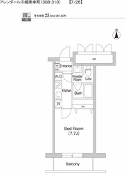 プライムアーバン川崎南幸町の物件間取画像